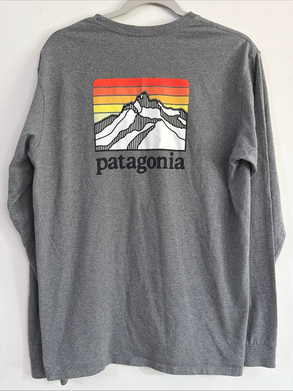 Patagonia M's Responsibill-tee Long Sleeve‎ Line Logo Ridge Shirt Medium Reg Fit